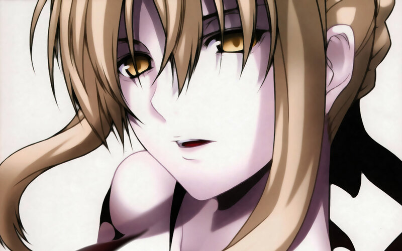 Anime Character with Blonde Hair — Brown