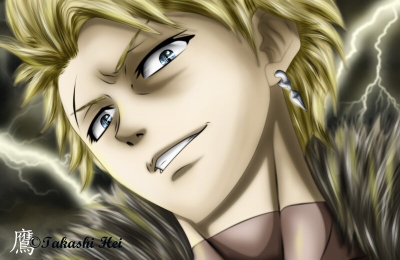 Anime Character with Blonde Hair — Dramatic, Manga