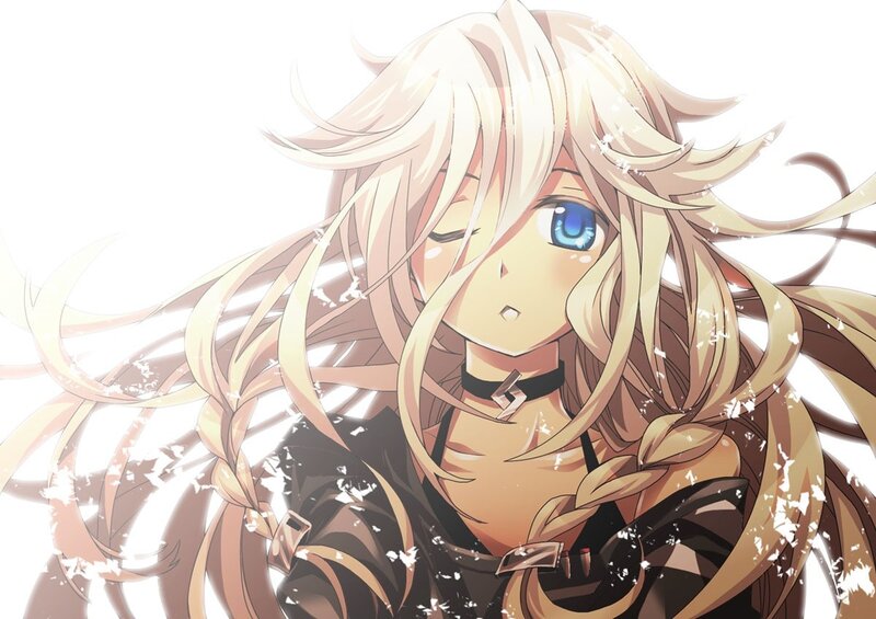 Anime Character with Blonde Hair — Dramatic