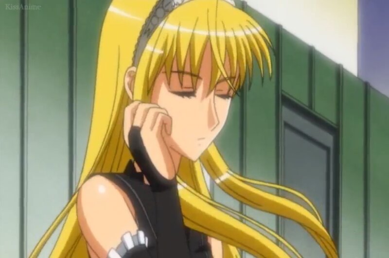 Anime Character with Blonde Hair — Yellow, Calm, Afternoon