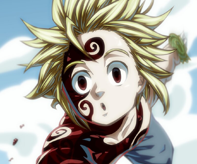 Anime Character with Blonde Hair — Yellow, Dynamic