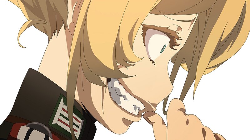 Anime Character with Blonde Hair — Yellow, Intense