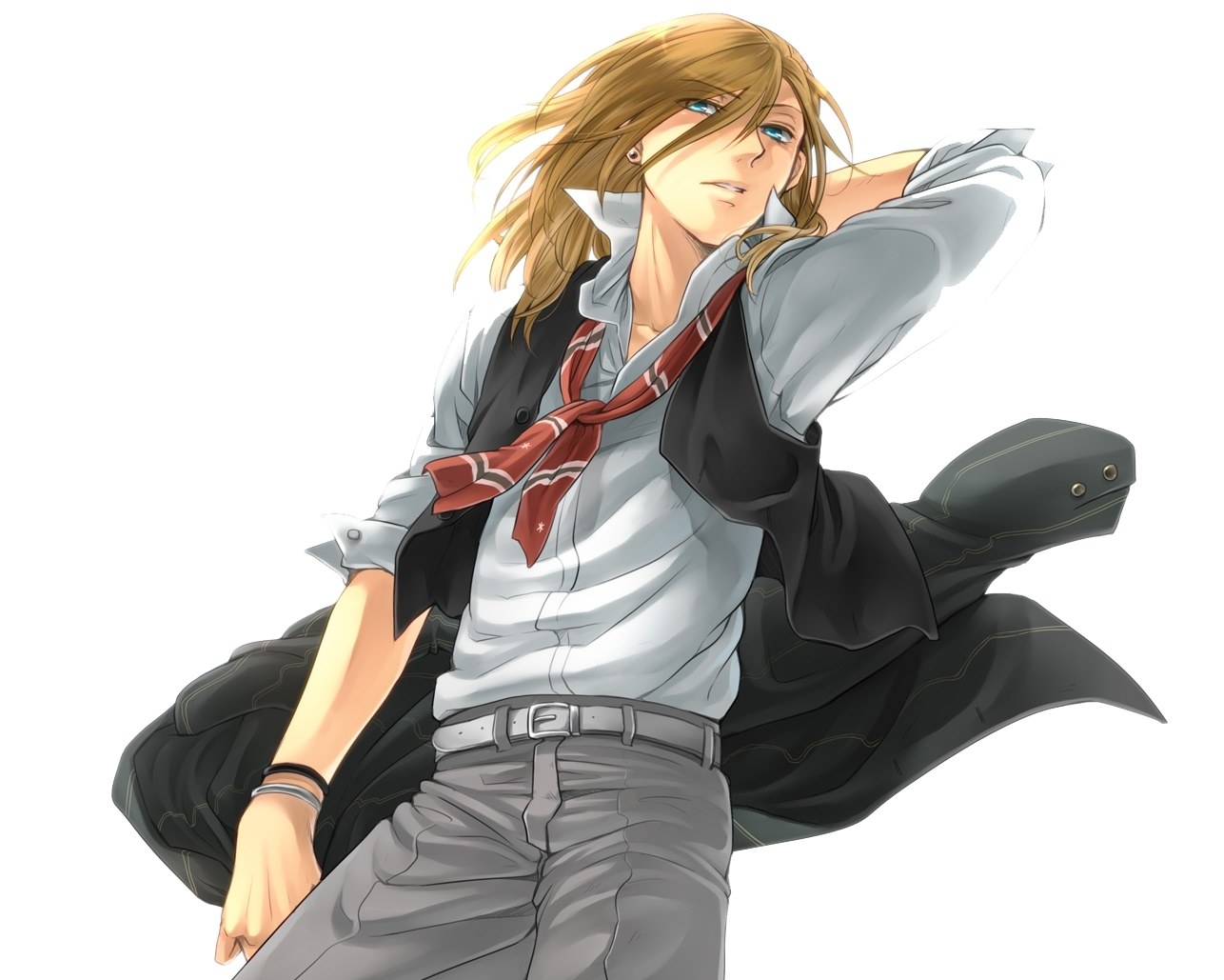 anime character with blonde hair