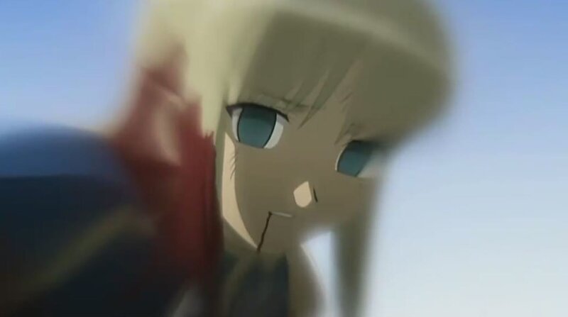 anime character with blood