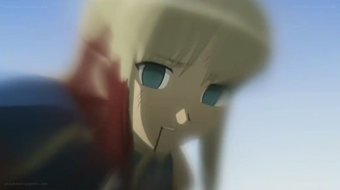 anime character with blood