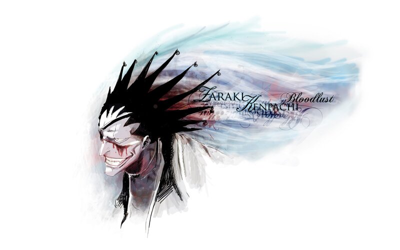 Anime Character with Blood — Black, Dramatic, Manga, Spiky Hair