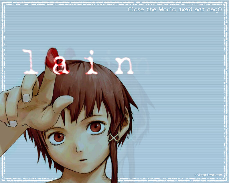 Anime character with bloodied hand