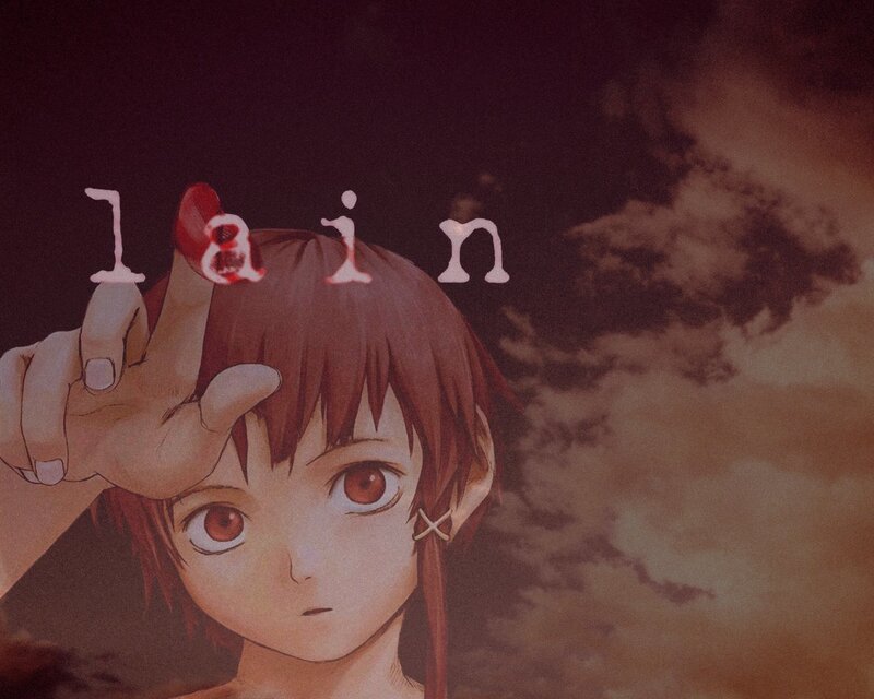 Anime character with bloodied hand