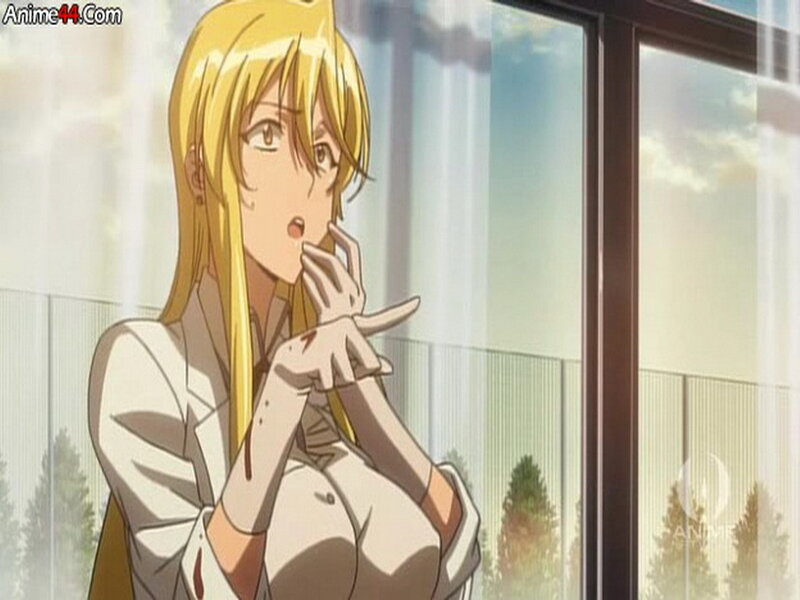 anime character with bloodied hands