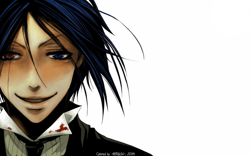anime character with bloodstains