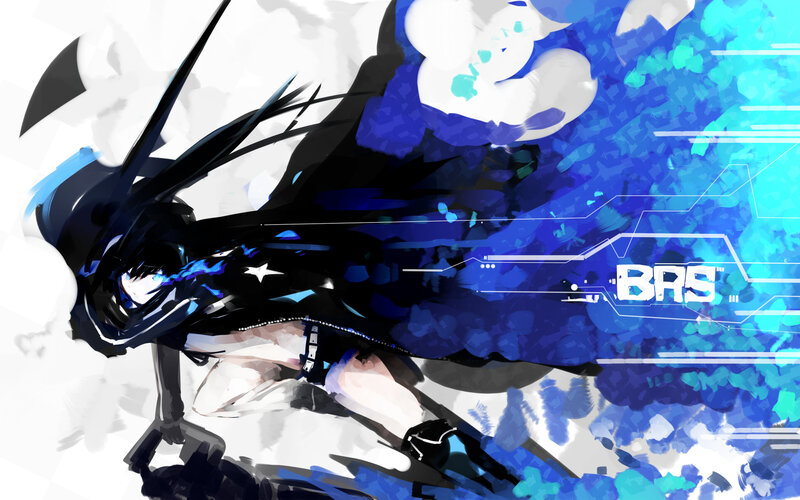 anime character with blue energy