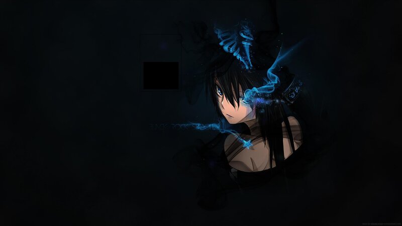 anime character with blue energy