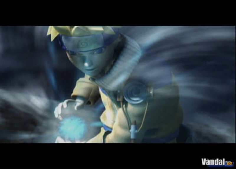 Anime Character with Blue Energy — Intense