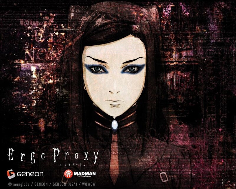 Anime Character with Blue Eyeliner — Black