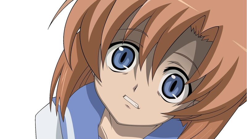 anime character with blue eyes