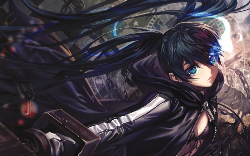 anime character with blue eyes