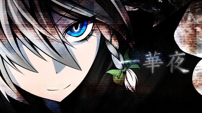 anime character with blue eyes
