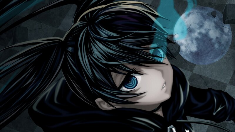 anime character with blue eyes