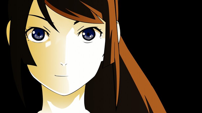 anime character with blue eyes