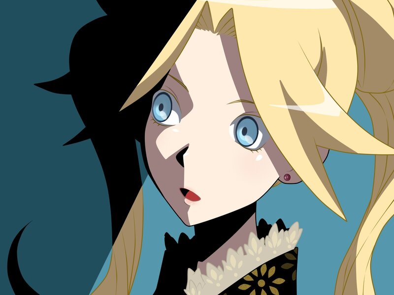 anime character with blue eyes