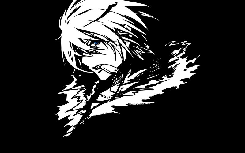 anime character with blue eyes