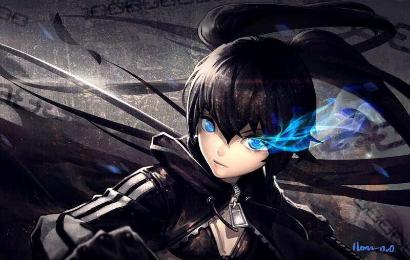 anime character with blue eyes