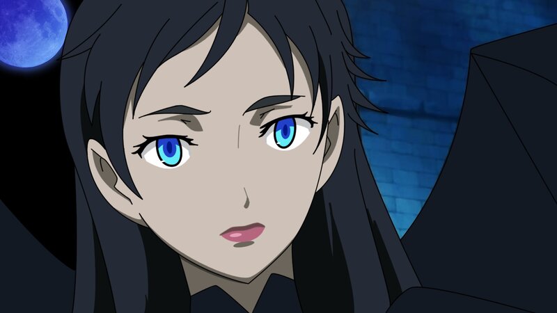 anime character with blue eyes