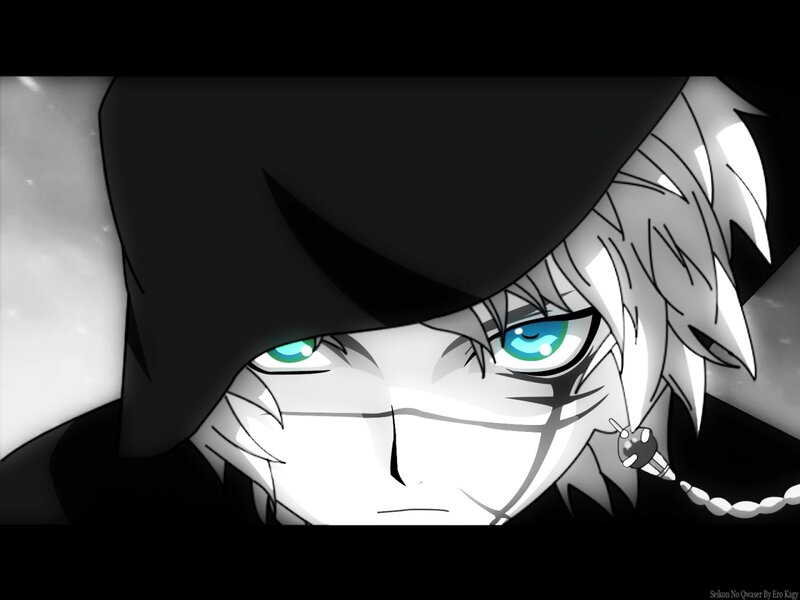 anime character with blue eyes