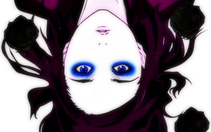 anime character with blue eyes