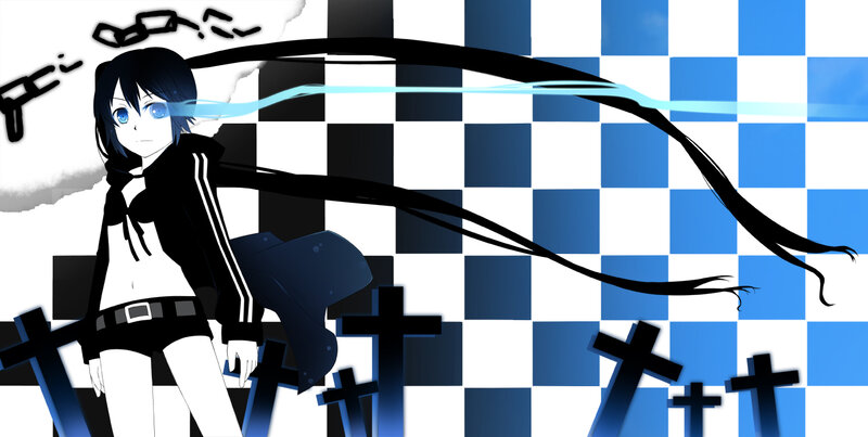 anime character with blue eyes