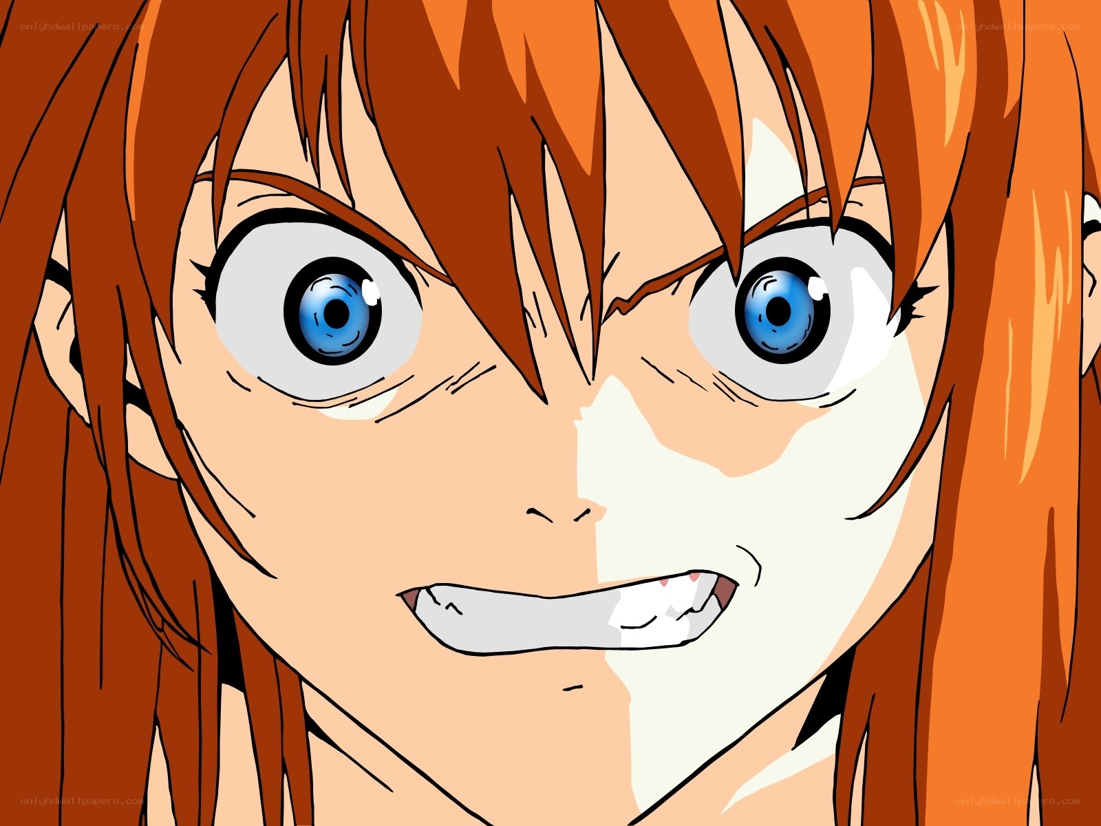 anime character with blue eyes