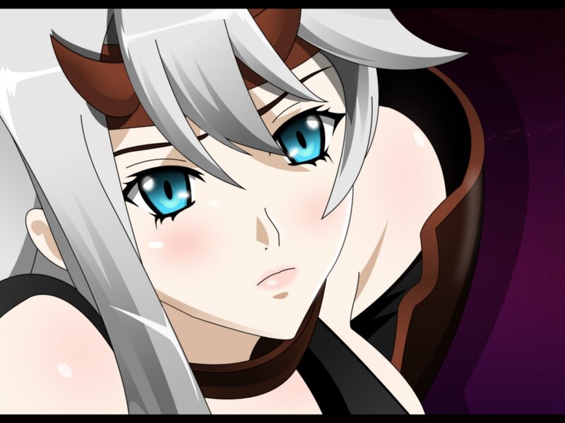anime character with blue eyes