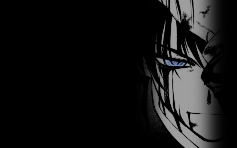 anime character with blue eyes