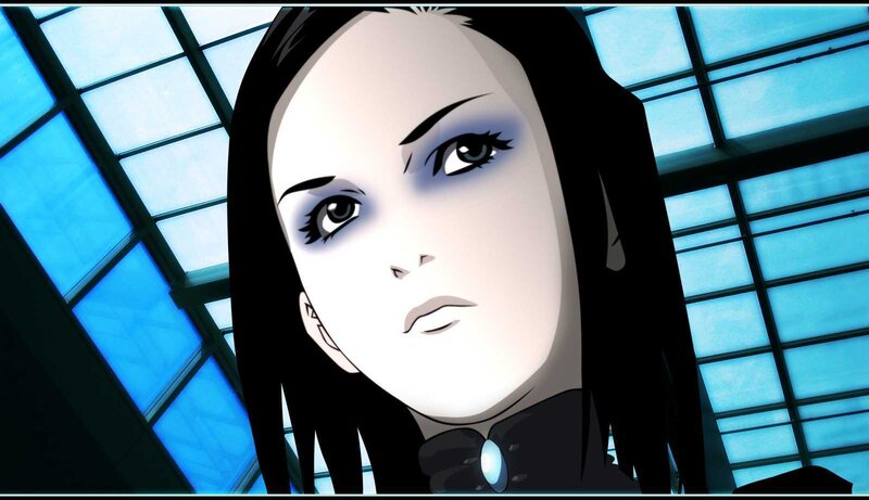 anime character with blue eyes