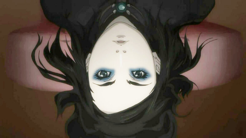 anime character with blue eyes