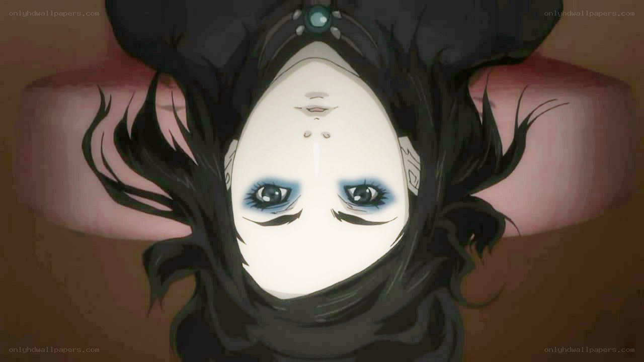 anime character with blue eyes