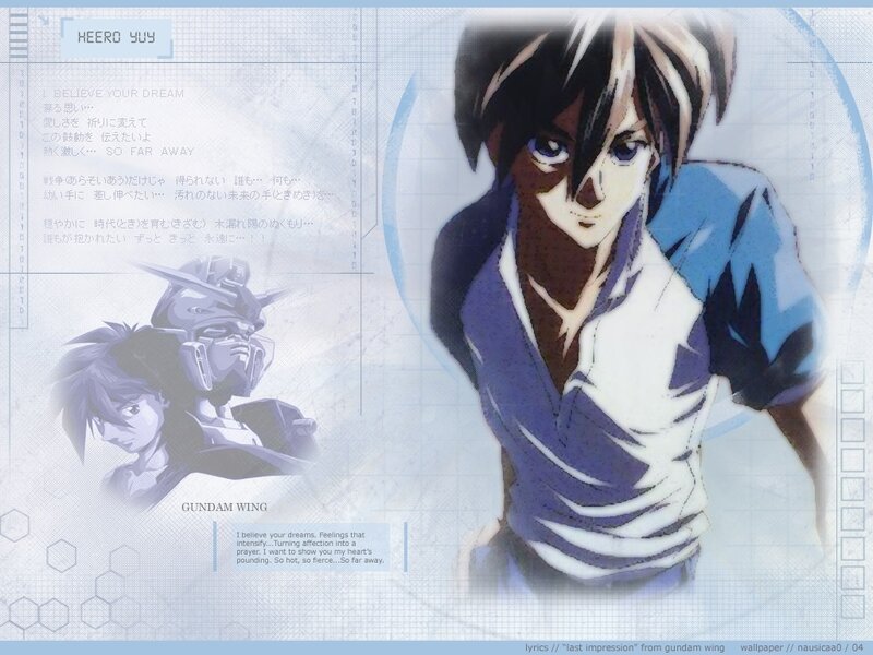 Anime Character with Blue Eyes — Dramatic