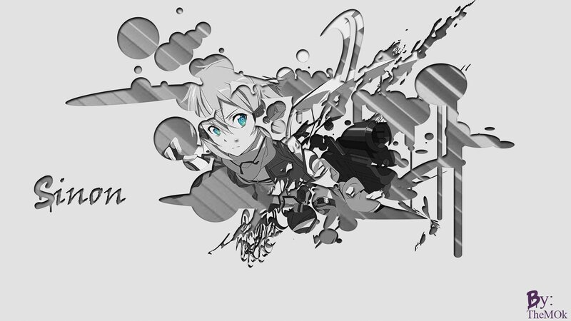 Anime Character with Blue Eyes — Gray, Dynamic