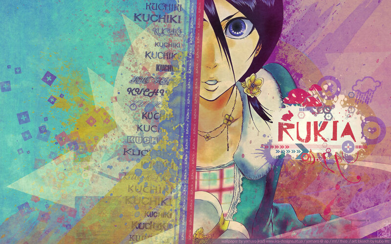 Anime Character with Blue Eyes — Purple, Vibrant