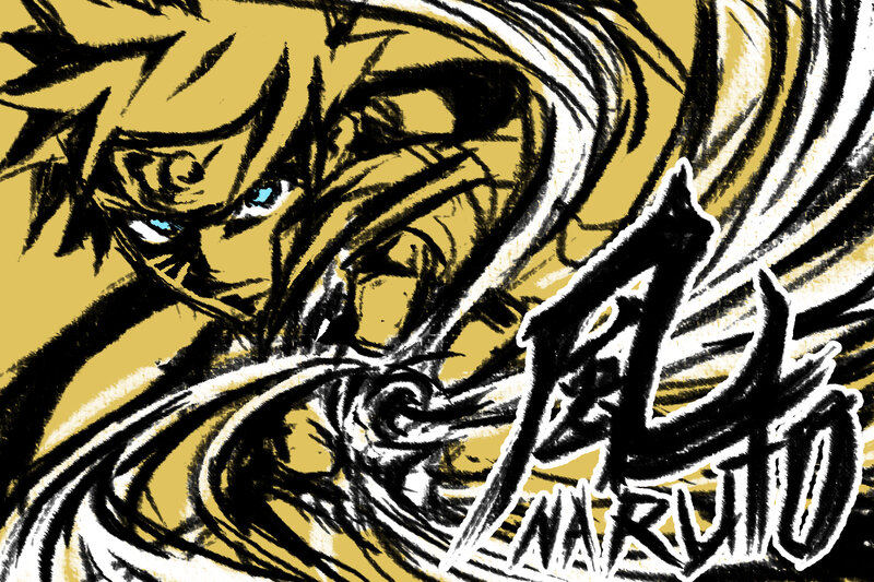 Anime Character with Blue Eyes — Yellow