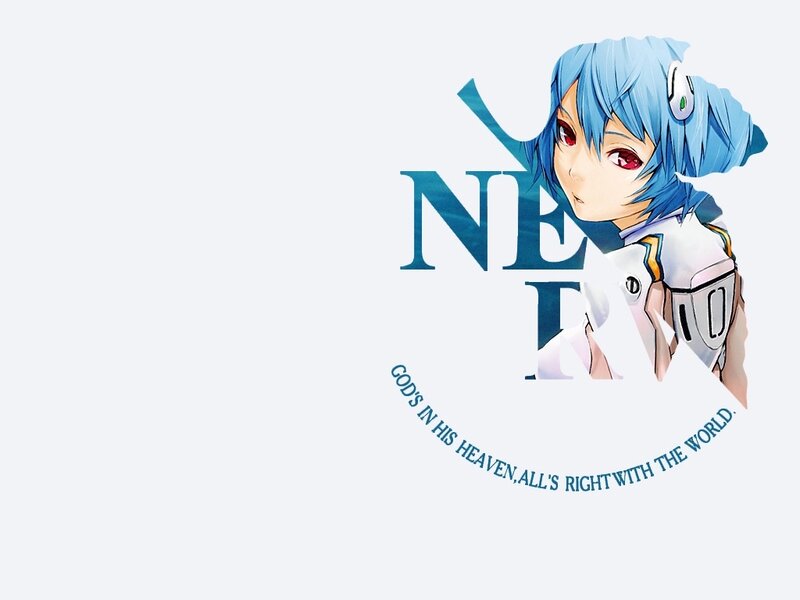 anime character with blue hair