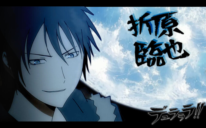 anime character with blue hair