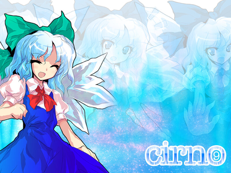 anime character with blue hair