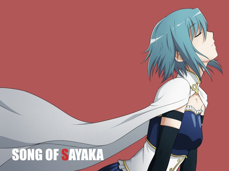 Anime character with blue hair