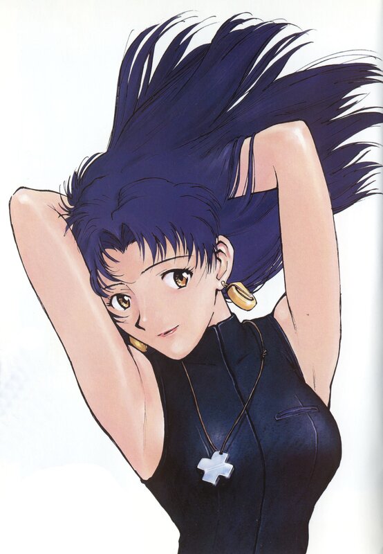 anime character with blue hair