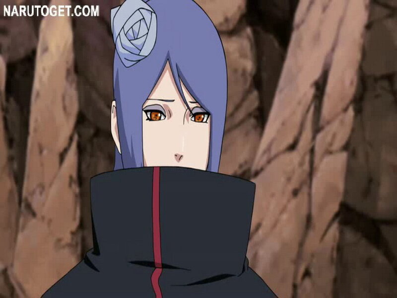 anime character with blue hair