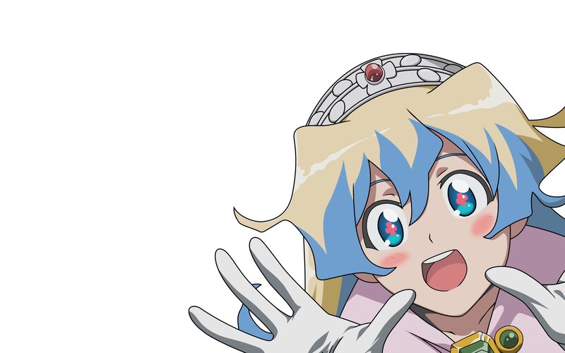 anime character with blue hair
