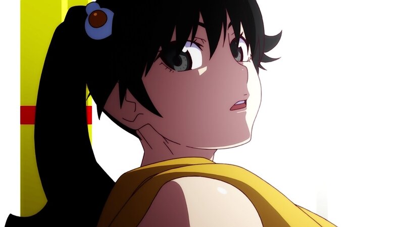 anime character with blue hair accessory