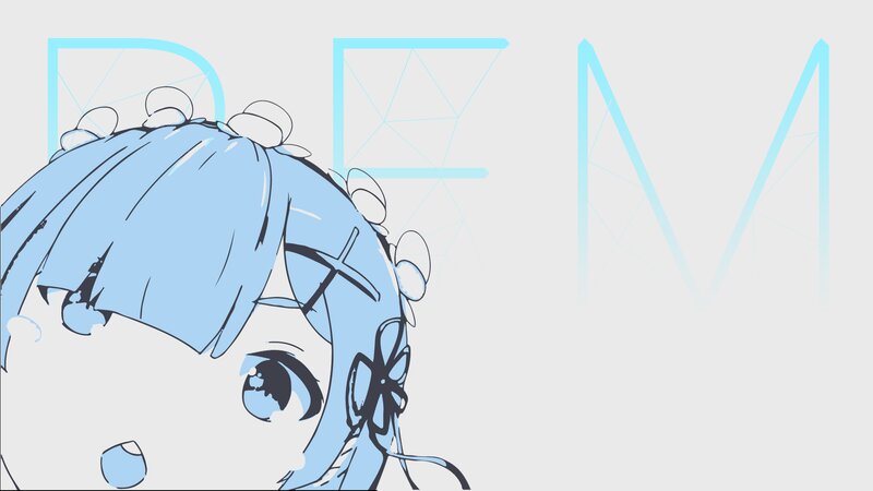 Anime Character with Blue Hair — Calm, Blue Hair, Eyes