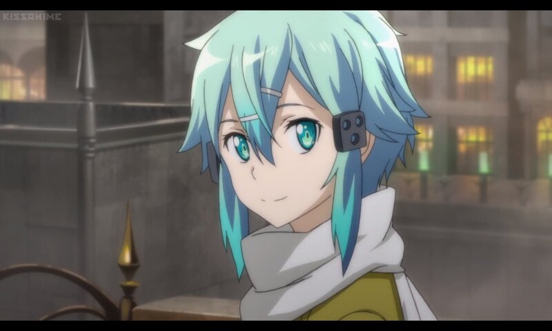Anime Character with Blue Hair — Calm, Night